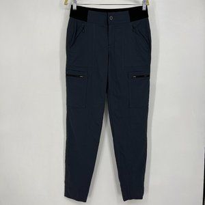 Athleta Ripstop Stretch Cargo Pants Navy Blue